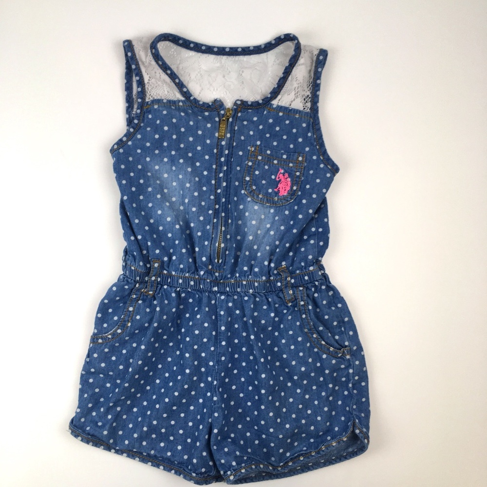 U.S. Polo Assn. Romper Girls 4T